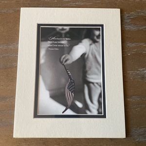 Original "America Is My Home" Matted Art Print Photography